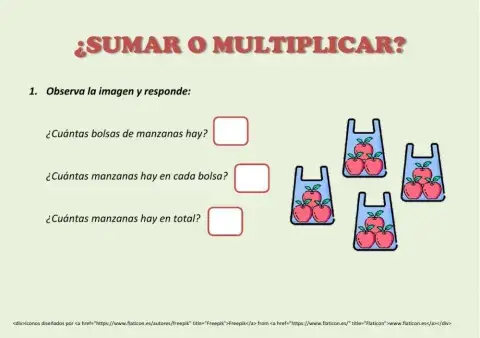 ¿Sumar o multiplicar?