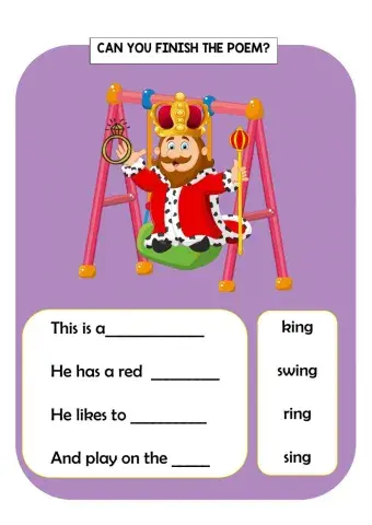 Playing with rhymes