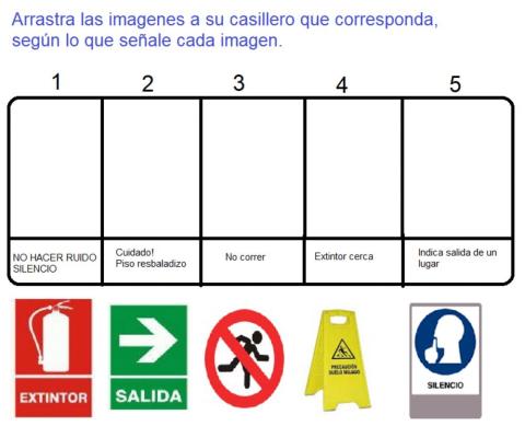 Señales de seguridad colegio