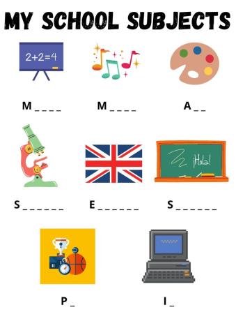 School subjects