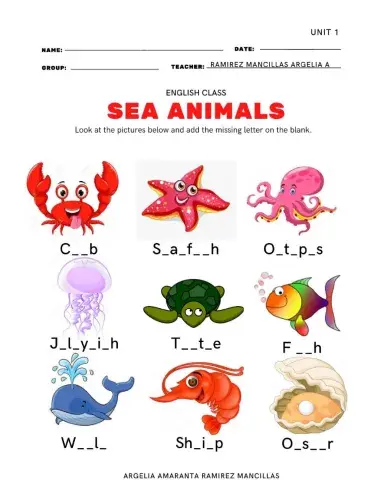 Sea animals