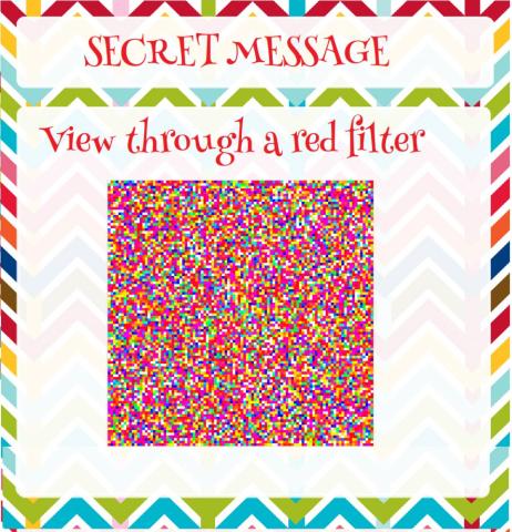 Secret Anaglyph Message