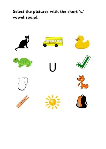 Short Vowel -U-