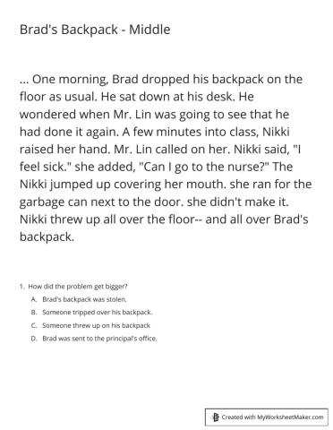 Brad's Backpack--middle