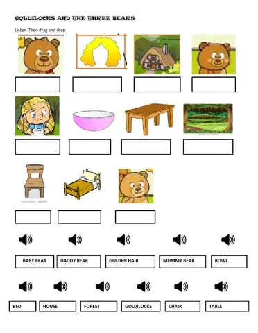 Short story: Goldilocks and the three Bears