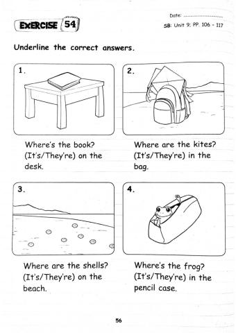 Year 2 Unit 9 At The Beach (Where's- Where are)