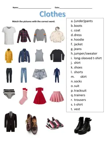 Clothes and Accessories