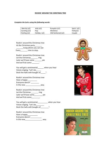 Christmas song: Rockin' around the Christmas tree