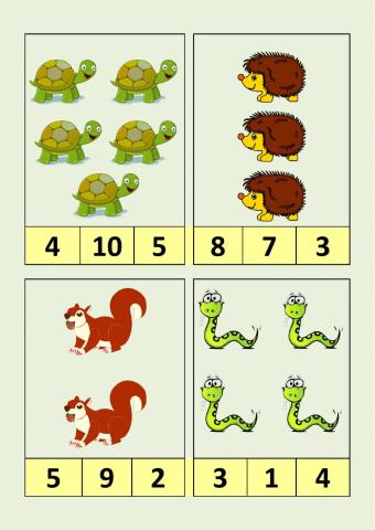 Μέτρησε σωστά τα ζώα του δάσους