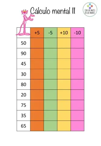 Calculo mental II