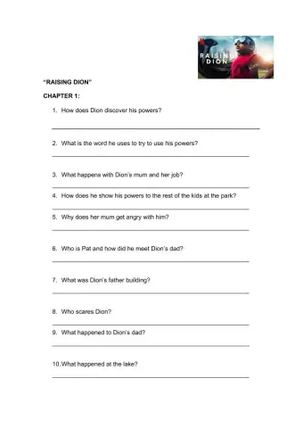 Raising Dion Chapter 1