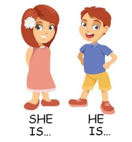 She is - He is