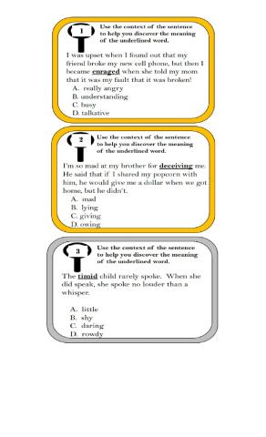 Task Cards