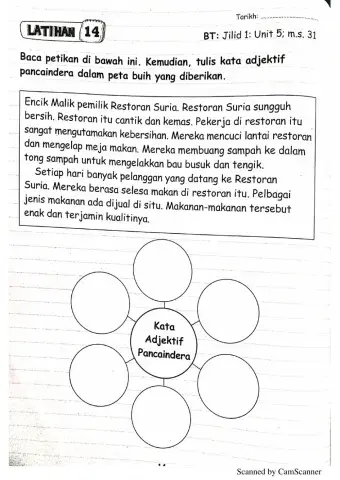 Kata Adjektif Pancaindera