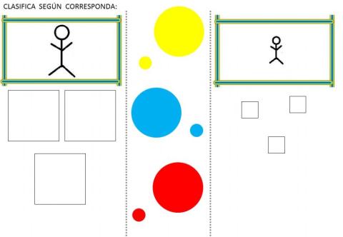 Tamaños: grande-pequeño