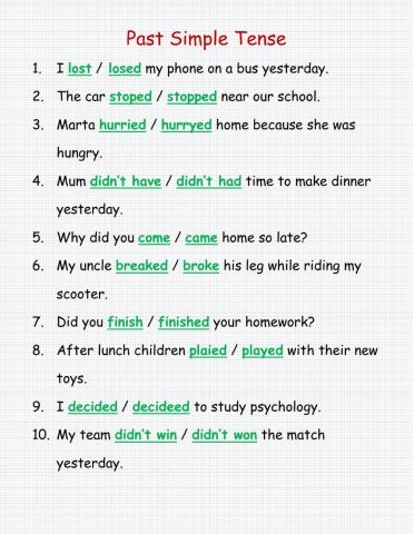 Past Simple
