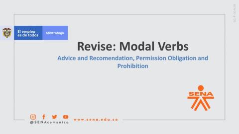 Revise: Modal Verbs