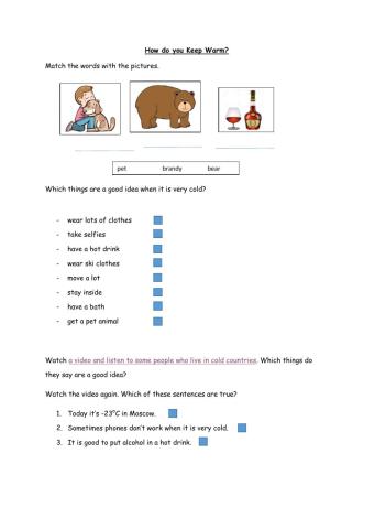 How do you Keep Warm