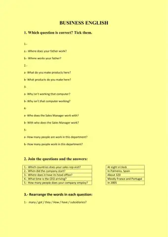 Business English III