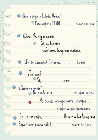 Tenés que o  hay que