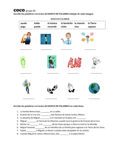 COCO:  unos verbos útiles, parte 2
