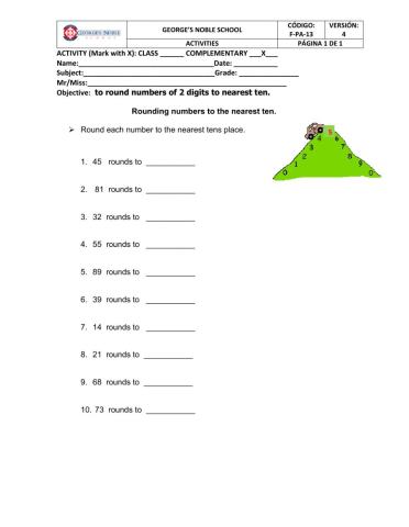 Rounding to the nearest 10