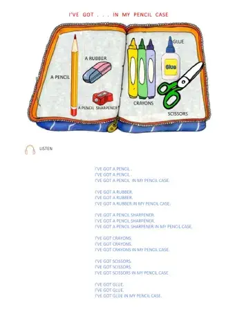 School objects