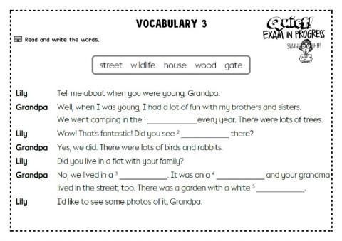 Term Test: Vocabulary 3