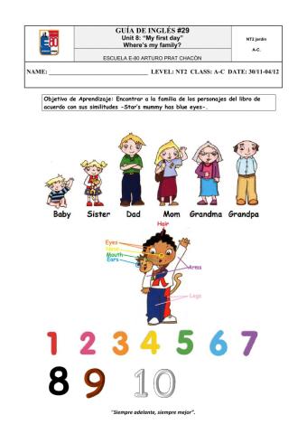 Worksheet-29 where's my family? NT2