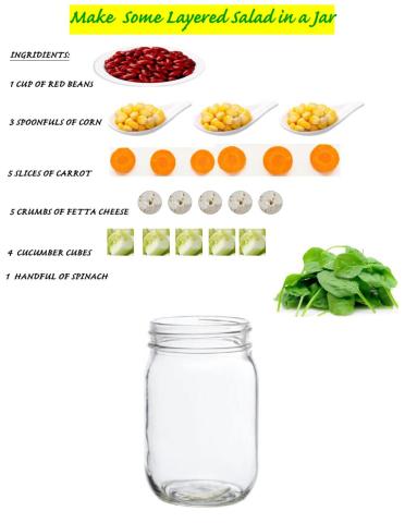 Make Some Layered Salad in a Jar