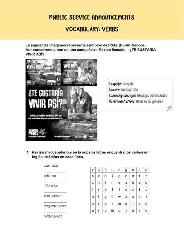 Public Service Announcements