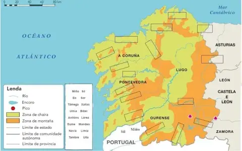 Mapa interactivo galicia