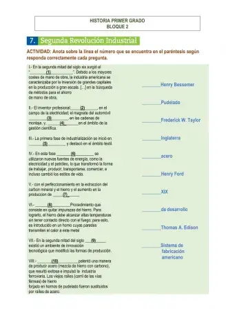 La segunda revolución industrial