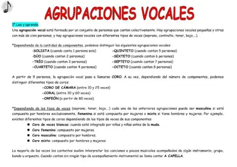 AGRUPACIONES VOCALES 2