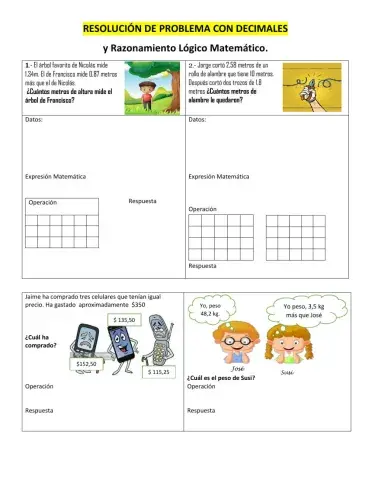 Problema de decimales