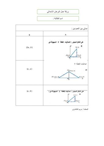ورقة عمل البرهان