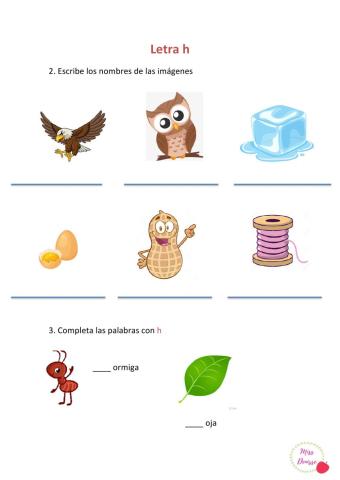 Actividad letra h