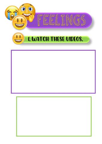 Feelings and emotions