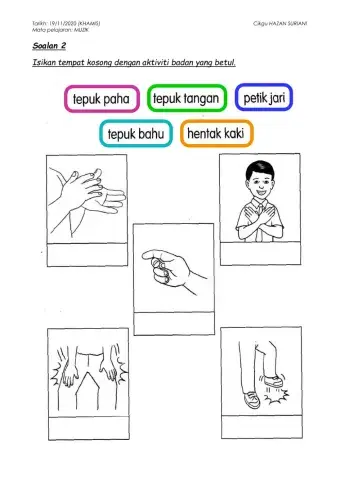 MUZIK - Gerakan anggota badan