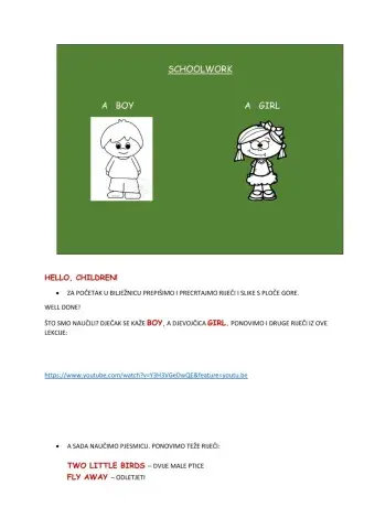 Two little birds - a song