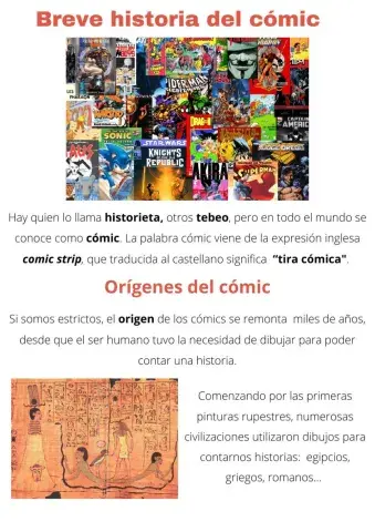 Breve historia del cómic