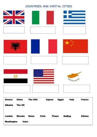 Countries and Capital Cities
