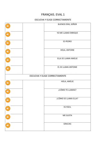 Me presento y saludo