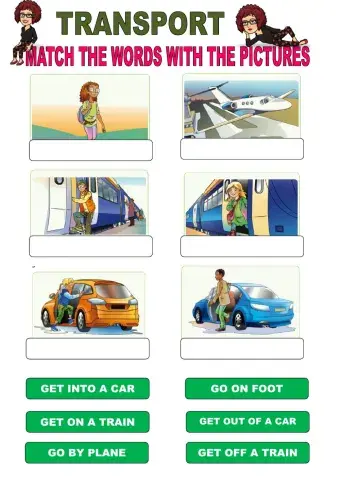 Transport. Drag and drop.