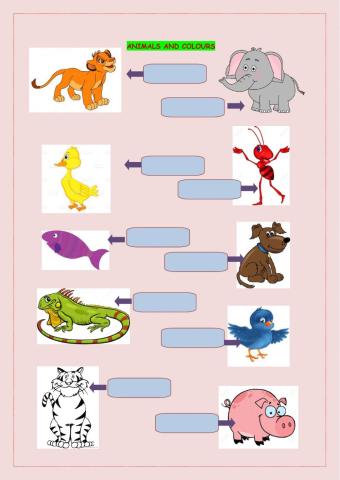 Animals and Colours part 2 Speaking