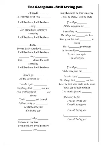 Scorpions  Still Loving You