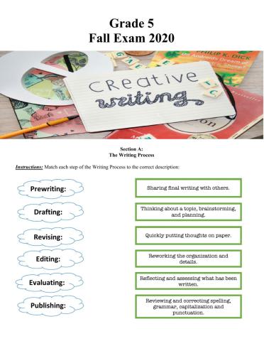 Creative Writing Fall Exam (part 1)