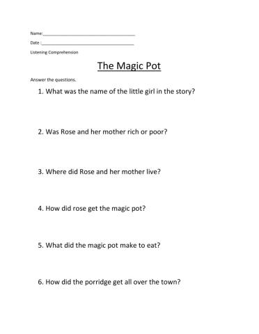 The Magic Pot