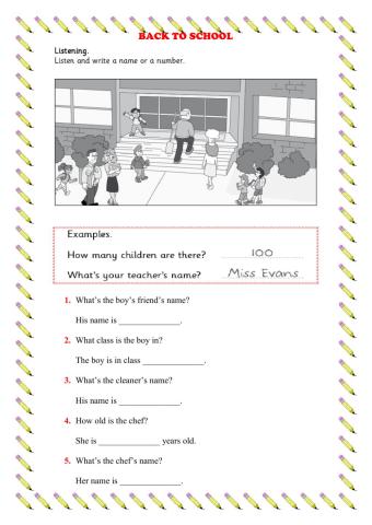 School - Back to school