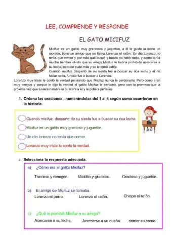 Lecturas de comprension